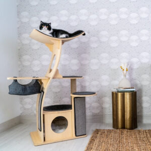 Jungle Gym Cat Tree 2.0: Stylish Comfort for Cats