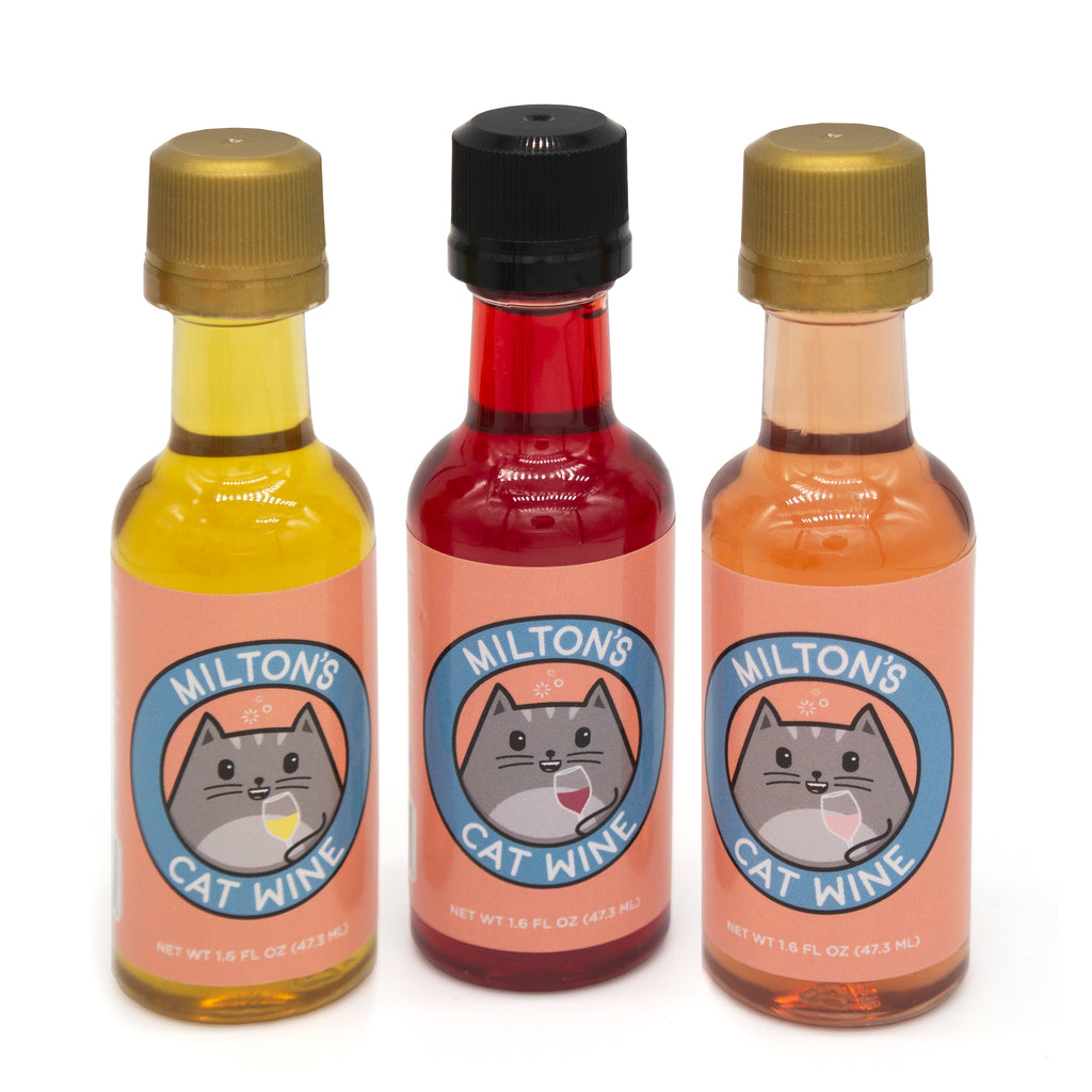 Milton's Cat Wine Pawty Pack: Purr-fect Feline Fun!